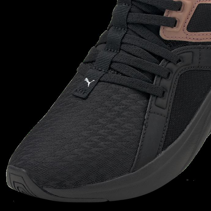 Puma Canada Chaussures De Course Softride Sophia Q4 Shine Noir Et Or Rose
