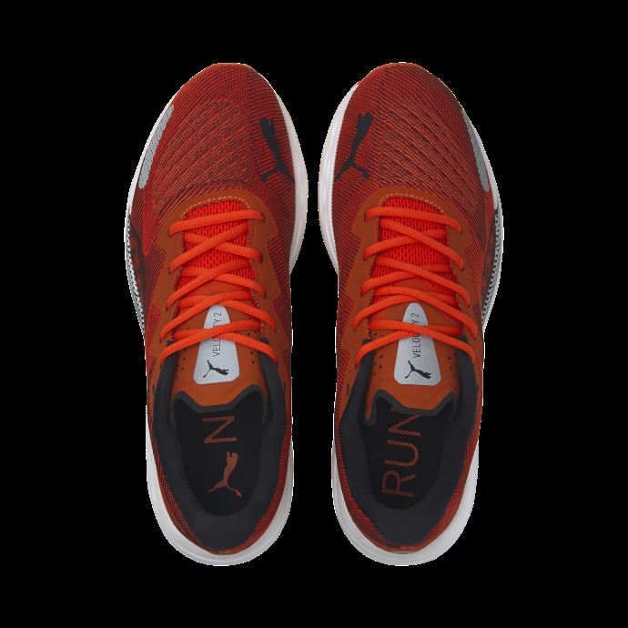 Velocity Nitro 2 Hommes Chaussures De Course Puma Canada Cerise Tomate-noir
