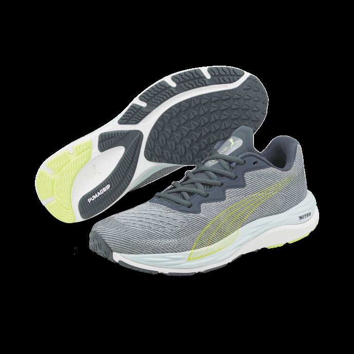 Puma Canada Speed Nitro 2 Chaussures De Course Pour Hommes Ardoise Foncée-nitro Bleu