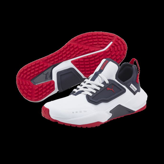 Blanc-marine Blazer-ski Patrouille Gs.one Chaussures De Golf Puma Canada
