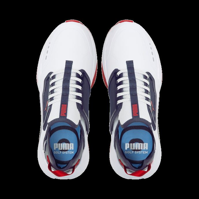 Blanc-marine Blazer-ski Patrouille Gs.one Chaussures De Golf Puma Canada
