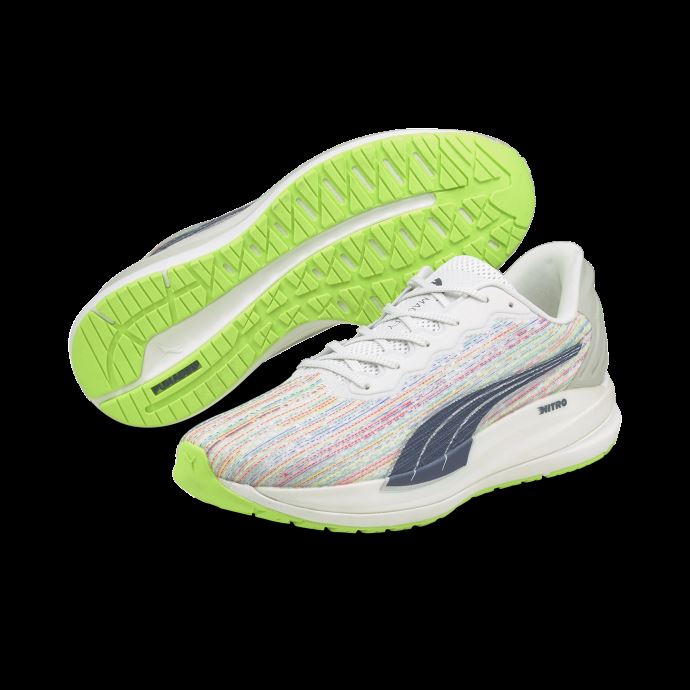 Blanc-sunblaze-vert éblouissant Magnify Nitro Sp Chaussures De Course Pour Hommes Puma Canada