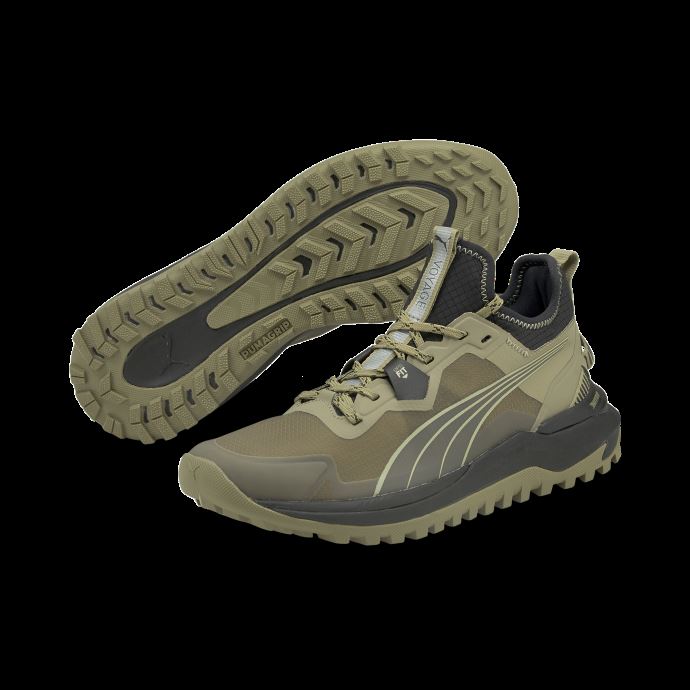 Baskets De Course Voyage Nitro Pour Hommes Puma Canada Covert Green-black-spray Green