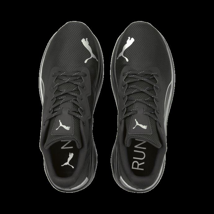 Puma Canada Noir-argent Aviator Wtr Chaussures De Course
