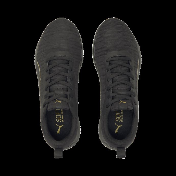 Puma Canada Flyer Flex Femmes Chaussures De Course Noir-team Or
