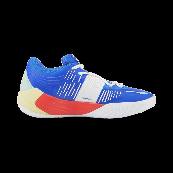 Puma Canada Fusion Nitro Chaussures De Basket Bluemazing-sunblaze
