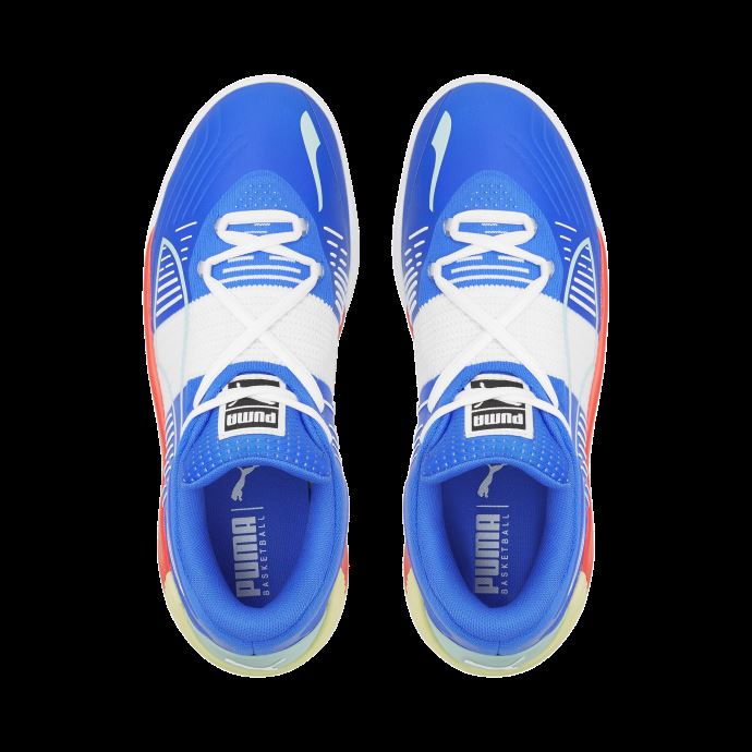 Puma Canada Fusion Nitro Chaussures De Basket Bluemazing-sunblaze
