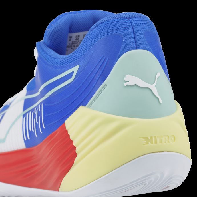 Puma Canada Fusion Nitro Chaussures De Basket Bluemazing-sunblaze
