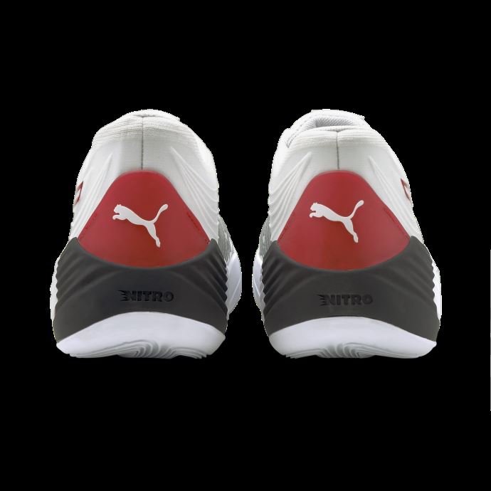 Puma Canada Blanc-haut Risque Rouge Fusion Nitro Chaussures De Basket
