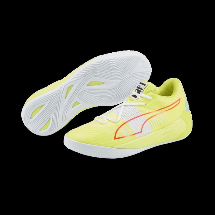 Puma Canada Fusion Nitro Chaussures De Basket Jaune Glow-sunblaze