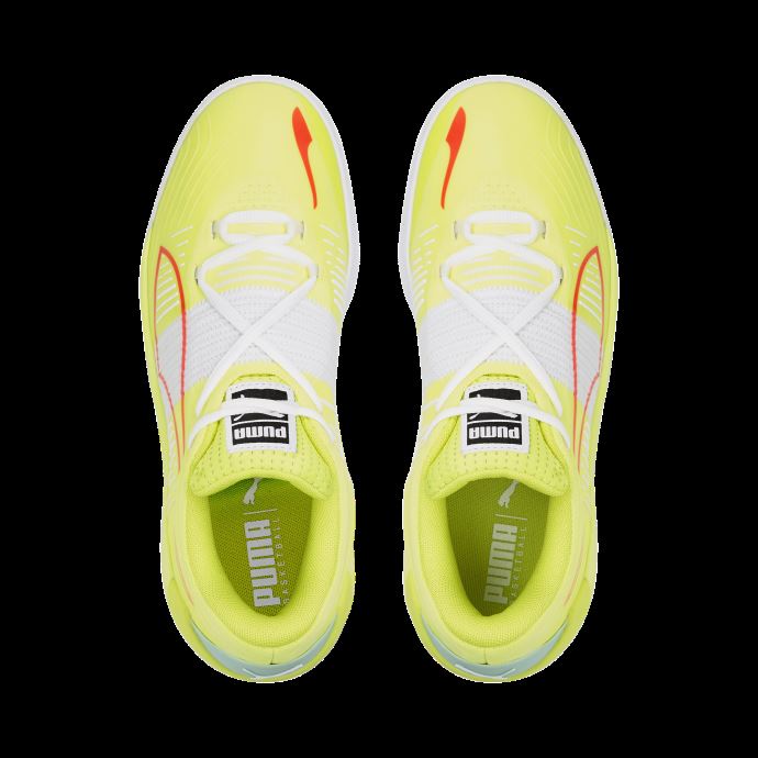 Puma Canada Fusion Nitro Chaussures De Basket Jaune Glow-sunblaze
