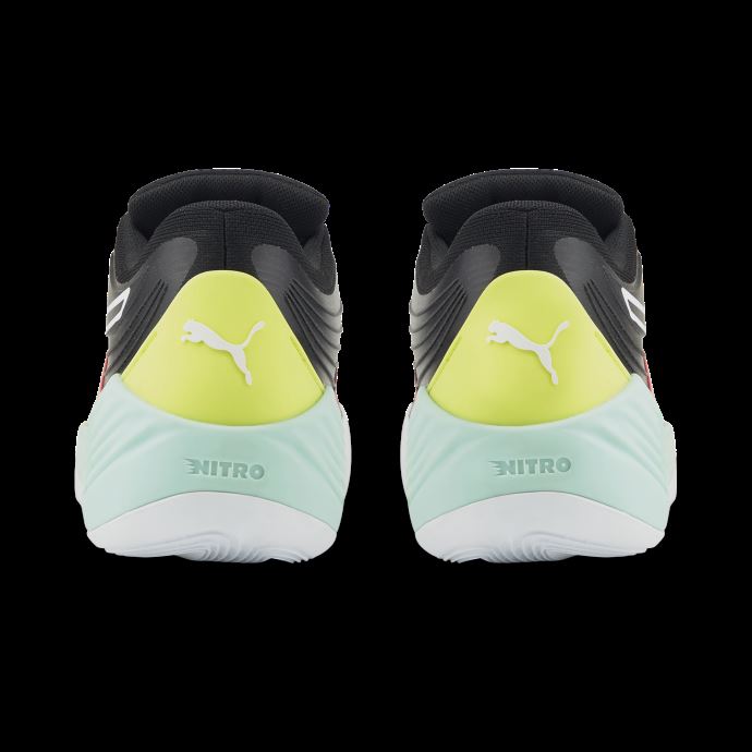 Puma Canada Fusion Nitro Chaussures De Basket Noir-eggshell Bleu
