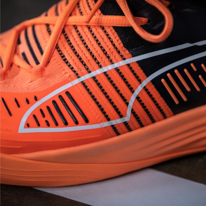 Chaussures De Basket Fusion Nitro Puma Canada Neon Citron-noir
