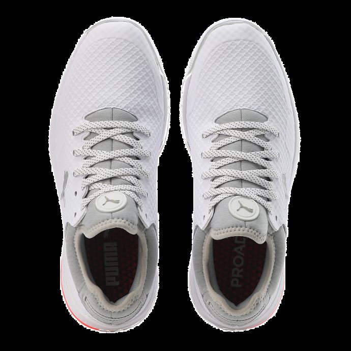 Chaussures De Golf Puma Canada Proadapt Alphacat Pour Hommes Blanches à Taille Haute
