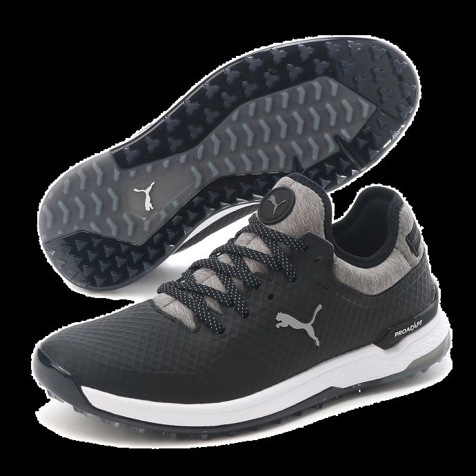 Chaussures De Golf Proadapt Alphacat Pour Hommes Noir-argent-quiet Shade Puma Canada