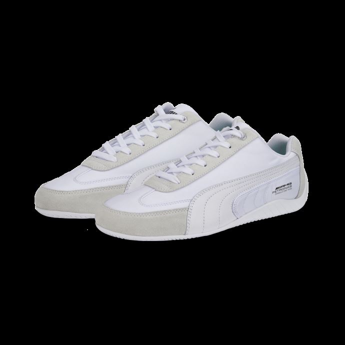 Blanc-blanc Mercedes F1 Speedcat Chaussures De Conduite Puma Canada