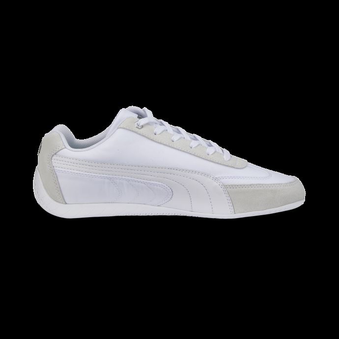 Blanc-blanc Mercedes F1 Speedcat Chaussures De Conduite Puma Canada
