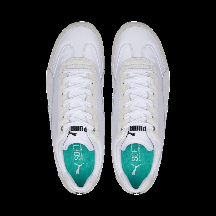 Blanc-blanc Mercedes F1 Speedcat Chaussures De Conduite Puma Canada
