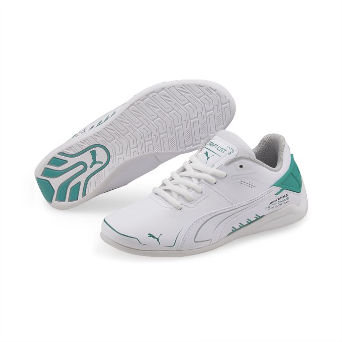 Puma Canada Mercedes F1 Drift Cat Delta Jeunesse Motorsport Chaussures Blanc-spectra Vert