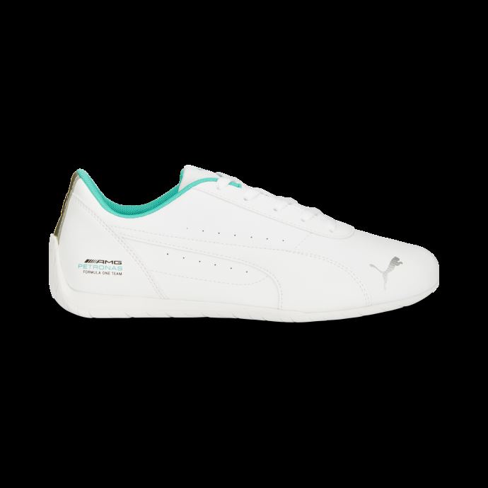 Puma Canada Blanc-argent Mercedes F1 Neo Cat Chaussures De Sport Automobile
