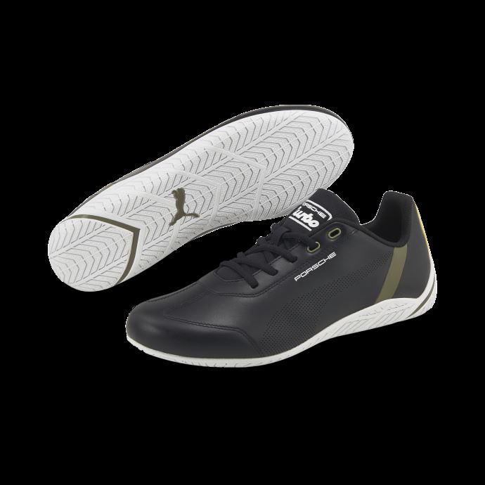 Porsche Legacy Rdg Cat Motorsport Chaussures Puma Canada Noir-blanc-vert Foncé Mousse