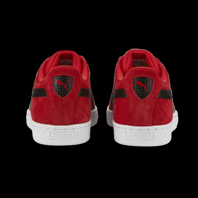 Puma Canada Rosso Corsa-noir-blanc Scuderia Ferrari Bouclier Daim Chaussures De Sport Automobile Pour Hommes
