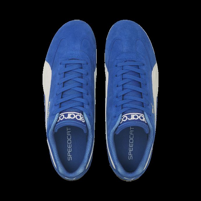Puma Canada X Sparco Speedcat Og Chaussures De Conduite Bleues Et Blanches
