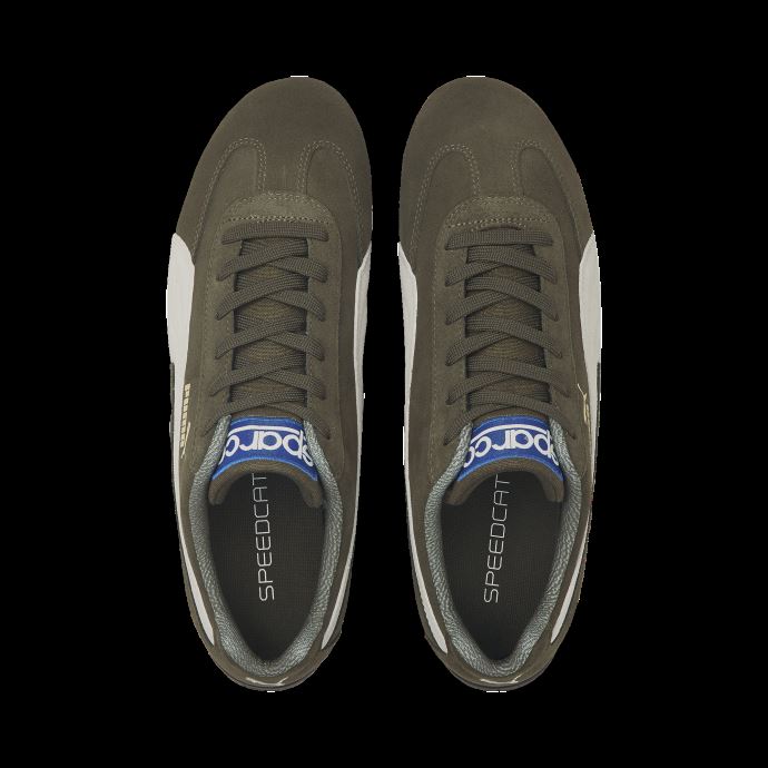 Puma Canada X Sparco Speedcat Og Chaussures De Conduite Forêt Nuit-blanc
