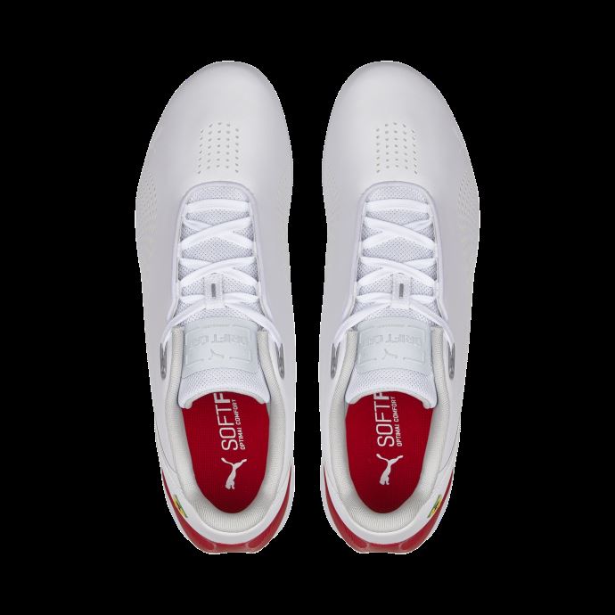 Puma Canada Scuderia Ferrari Drift Cat Tenth Motorsport Chaussures Blanc-rouge Corsa
