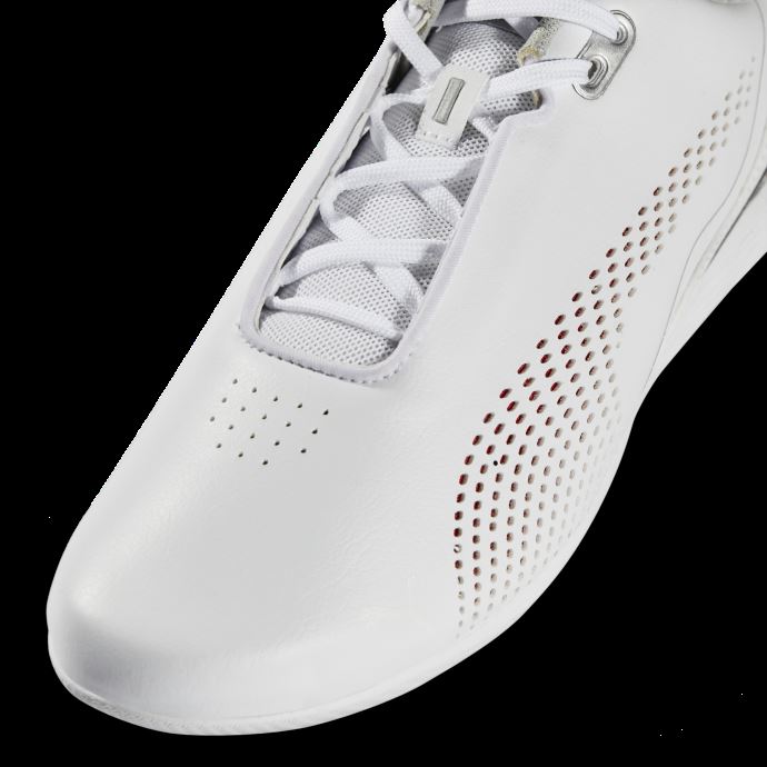 Puma Canada Scuderia Ferrari Drift Cat Tenth Motorsport Chaussures Blanc-rouge Corsa

