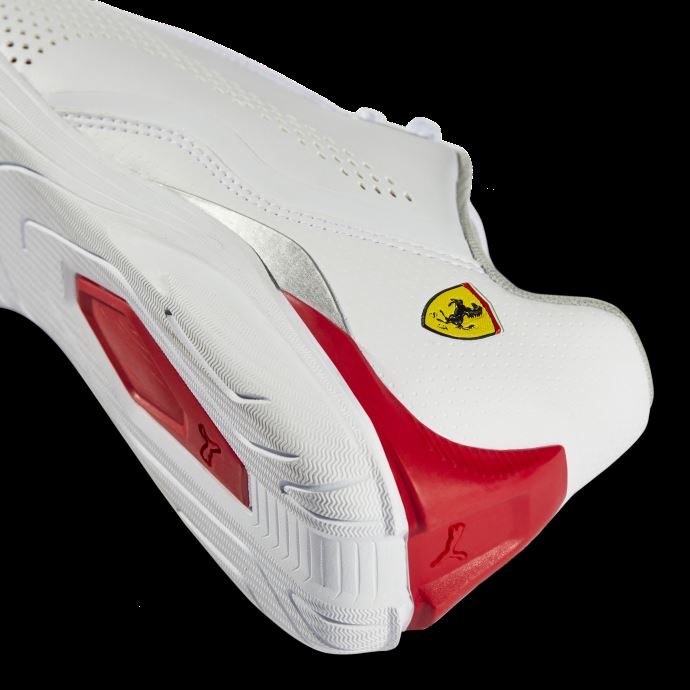 Puma Canada Scuderia Ferrari Drift Cat Tenth Motorsport Chaussures Blanc-rouge Corsa
