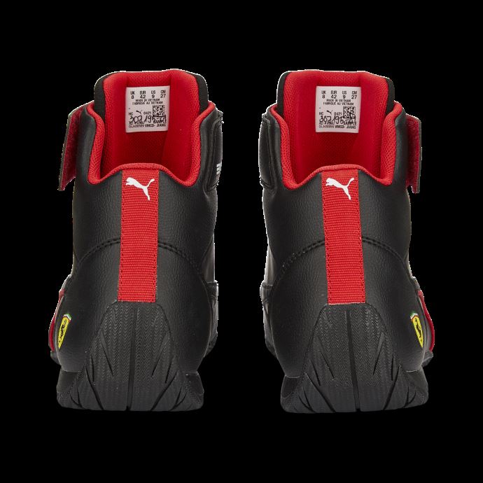 Scuderia Ferrari Neo Cat Mid Top Chaussures De Sport Automobile Puma Canada Noir-noir
