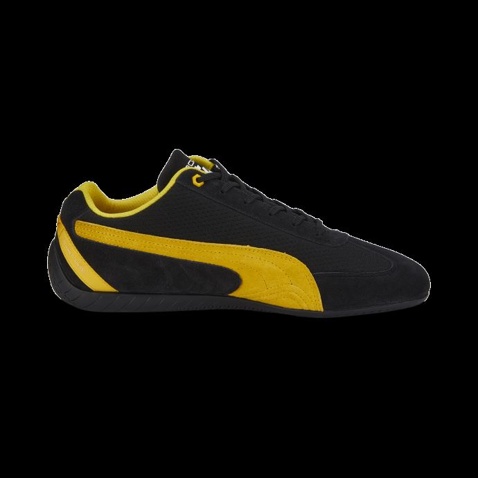 Chaussures De Conduite Porsche Legacy Speedcat Puma Canada Noir-citron Chrome
