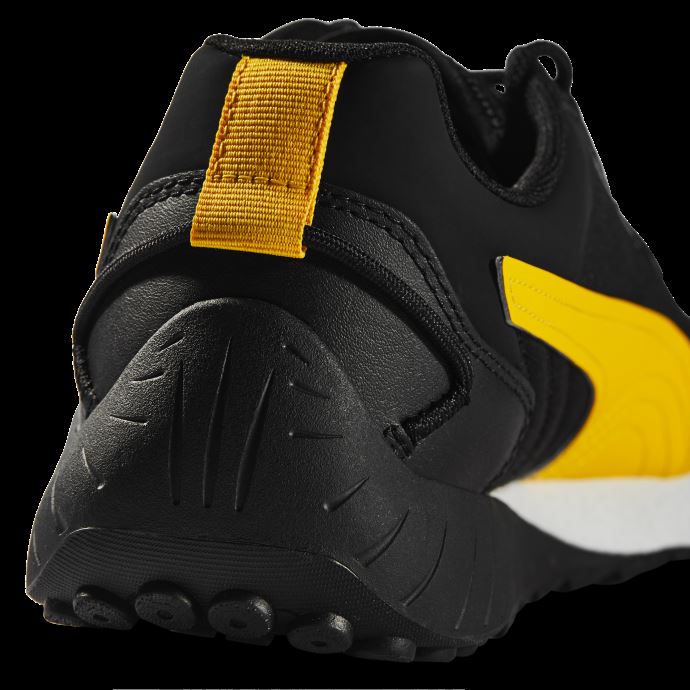 Chaussures De Sport Automobile Porsche Legacy Turbo Speedfusion Noir-citron Chrome-blanc Puma Canada
