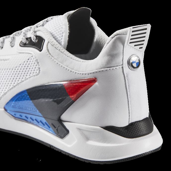 Puma Canada Bmw M Motorsport Zenon Speed Chaussures De Sport Automobile Blanc-noir
