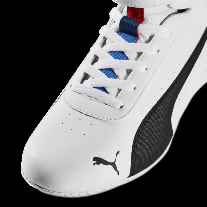 Puma Canada Bmw M Motorsport Neo Cat Mid Chaussures De Sport Automobile Blanc-noir
