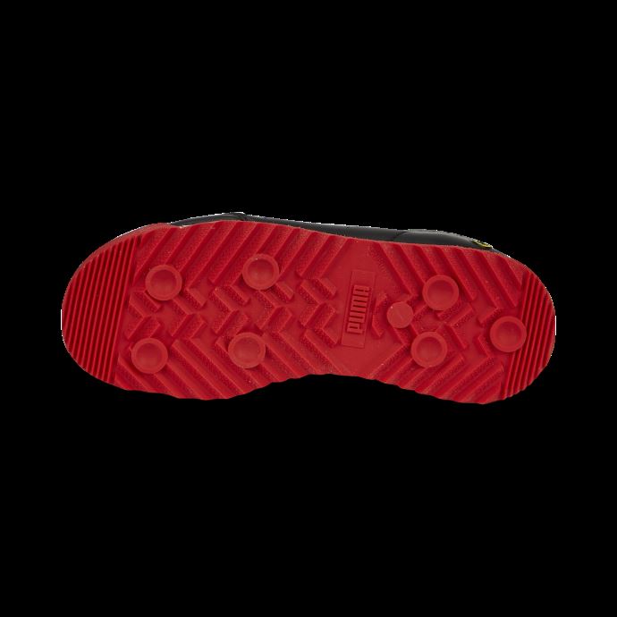 Puma Canada Scuderia Ferrari Roma Noir-blanc Via Des Chaussures De Sport Automobile Perforées Pour Petits Enfants
