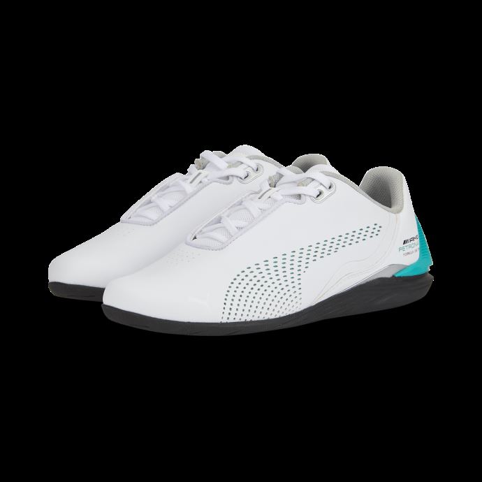 Puma Canada Mercedes-amg Petronas Formule 1 Drift Cat Decima Motorsport Chaussures Jeunesse Blanc-spectra Vert-noir