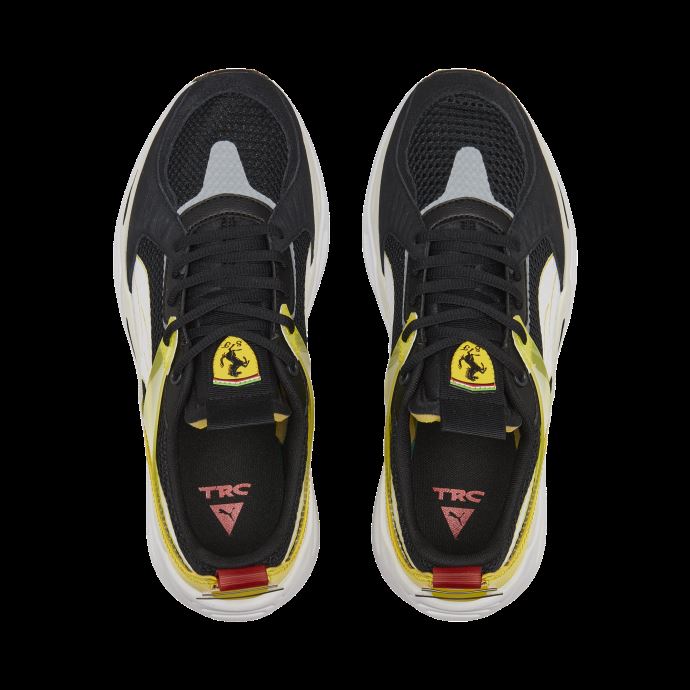 Puma Canada Scuderia Ferrari Trc Blaze Motorsport Chaussures Noir-blanc-jaune Flamboyant
