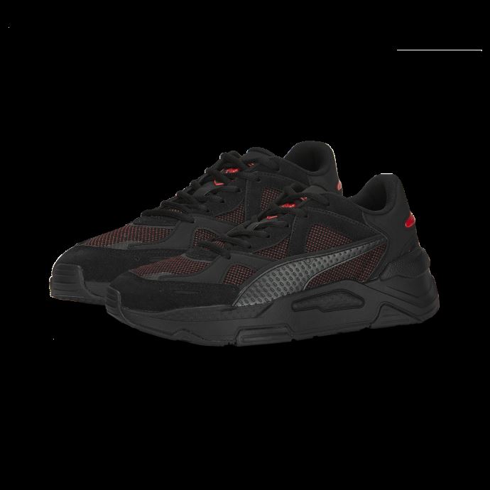 Puma Canada Baskets Scuderia Ferrari Metal Energy Rs-simul8 Noir-rosso Corsa