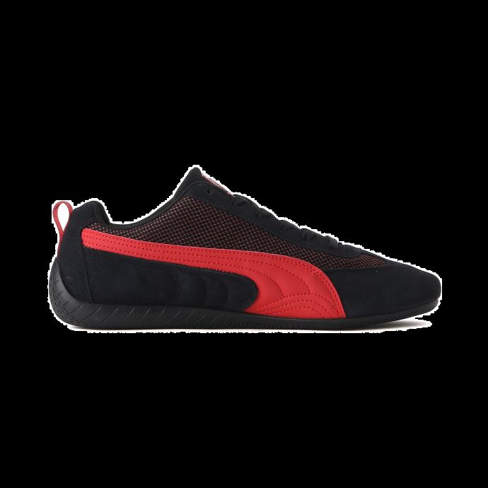Puma Canada Scuderia Ferrari Metal Energy Speedcat Chaussures De Conduite Noir-rosso Corsa
