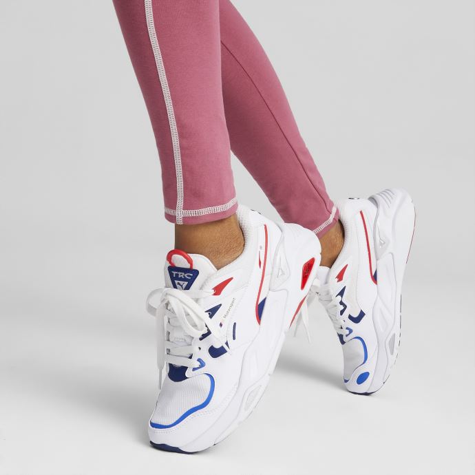 Puma Canada Blanc-bleu Immobilier Bmw M Motorsport Trc Lyft Chaussures De Sport Automobile Pour Femme