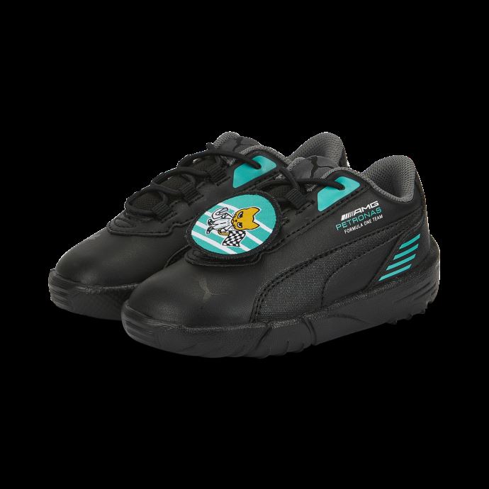 Puma Canada Mercedes-amg Petronas Motorsport R-cat Machina Ac Motorsport Chaussures Bébés Noir-vert Spectra