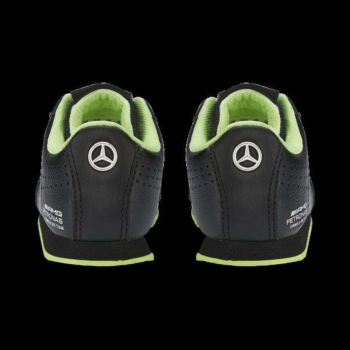 Mercedes-amg Petronas Motorsport Roma Via Des Chaussures De Sport Automobile Perforées Pour Tout-petits Noir-pomme Pétillante Puma Canada
