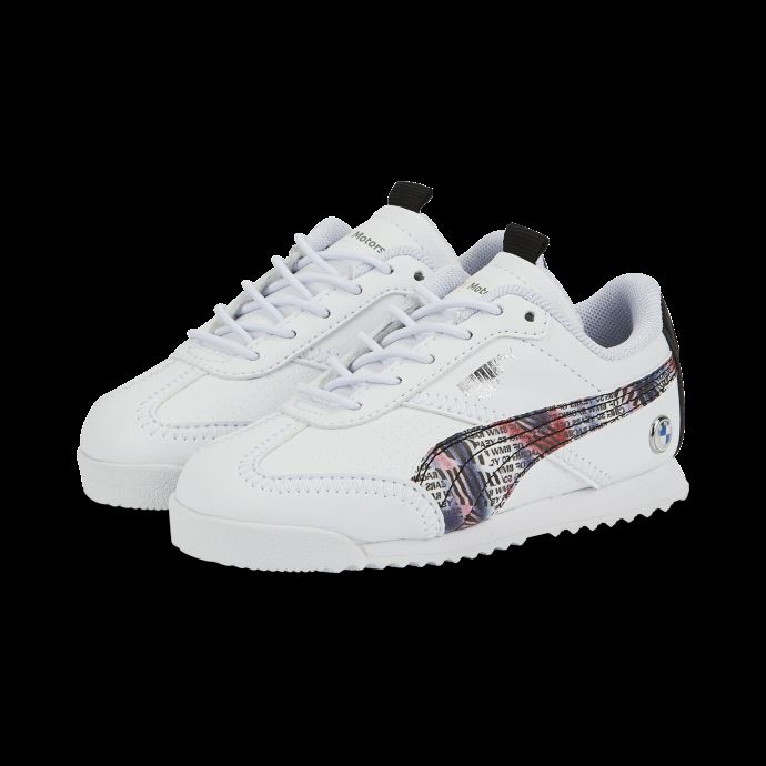 Blanc-noir Bmw M Motorsport Roma Via Chaussures De Sport Automobile Pour Tout-petits Puma Canada