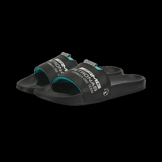 Puma Canada Noir-noir Mercedes-amg Petronas Motorsport F1 Leadcat 2.0 Logo Sandales