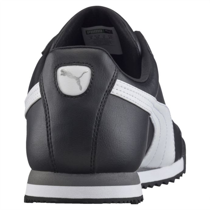 Baskets Puma Canada Roma Basic Noir-blanc-argent Grand Enfant
