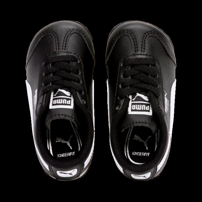 Chaussures Pour Tout-petits Roma Basic Noir-blanc-argent Puma Canada
