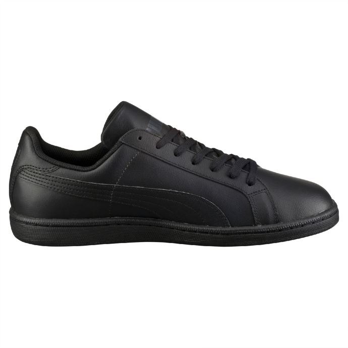 Baskets En Cuir Smash Puma Canada Noir-dark Shadow
