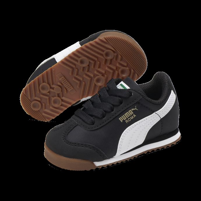 Puma Canada Roma Basic été Chaussures Pour Tout-petits Noir-blanc